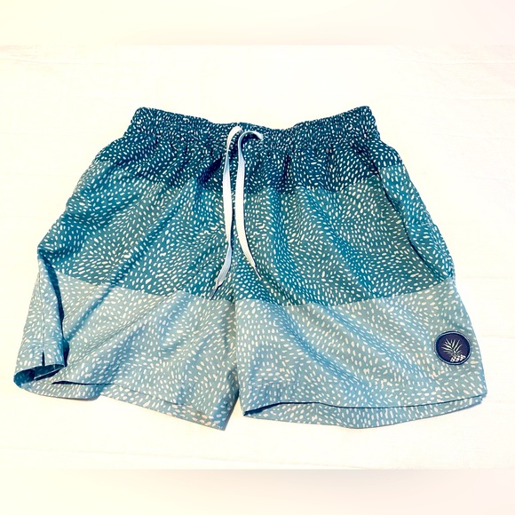 Chubbies 5.5-Inch The Rubber Ducks Classic Lined Swim Trunk- Magic Swim Trunk - Open Green